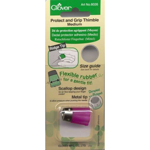 clover-ปลอกนิ้วยางหัวเหล็ก-ไซส์-m-protect-and-grip-thimbles-m-ck6026