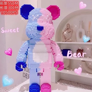เลโก้ตัวต่อเฟือง​หมีBearbrick​ ไซต์จัมโบ้มาพร้อมเเสงไฟLED จำนวนชิ้นส่วนมากกว่า10500+มีค้อนเหล็กฟรี สินค้าพร้อมจัดส่ง