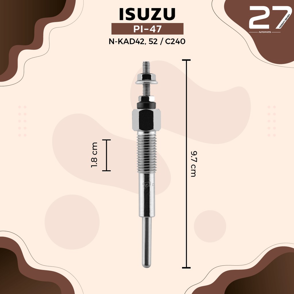 หัวเผา-isuzu-elf-150-250-c240-9-5v-24v-รหัส-pi-47-top-performance-japan