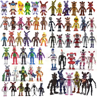 Fnaf Five Nights At Freddys Foxy Chica Bonnie Figure Toys Multi-Style Kids Toy Pieces For Collecting Gifts