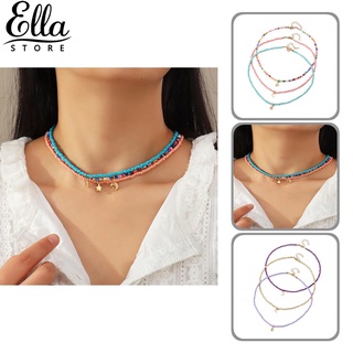 Ellastore123 Jewelry Beads Choker Boho Style Beads Choker Multi-use for Daily Wear