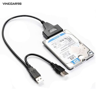 ภาพขนาดย่อของสินค้าสายเคเบิ้ลอะแดปเตอร์ 7+15 pin sata to usb 2.0 สําหรับ 2.5 นิ้ว hdd แล็ปท็อป