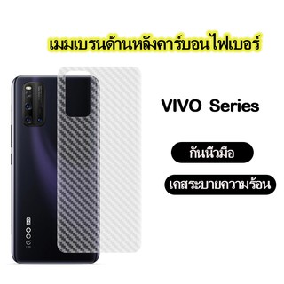 เมมเบรนด้านหลังคาร์บอนไฟเบอร์ For VIVO V21 5g Y31 2021 สินค้าพร้อมส่งจากไทย