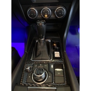 Mazda3 skyactiv 2014-2019 คาร์บอนกันรอยคอนโทรลเกียร์/ข้างประตู(สวิตซ์กดกระจก)