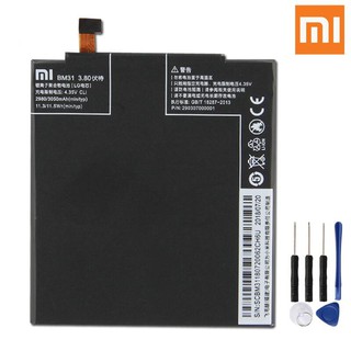 แบตเตอรี่สำหรับ Xiao Mi 3 M3 Mi 3 BM31 ของแท้เปลี่ยนแบตเตอรี่ 3050mAh ฟรีเครื่องมือ