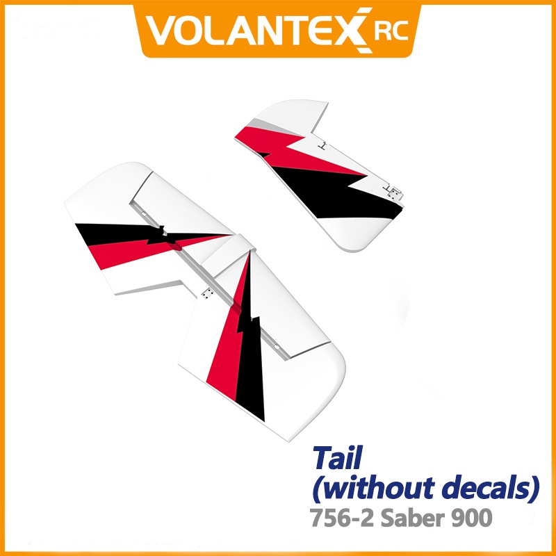 volantexrc-rc-plane-saber-900-756-2-spare-parts-fuselage-main-wing-tail-canopy-push-rod-full-set