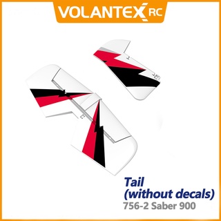 VOLANTEXRC RC Plane Saber 900 756-2 Spare Parts Fuselage Main wing Tail Canopy Push rod full set