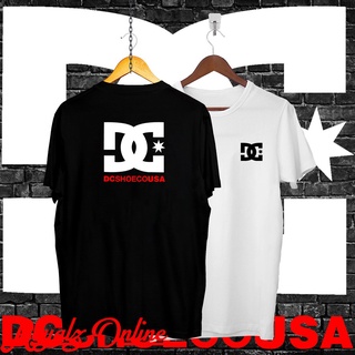 แฟชั่น เสื้อยืดสําหรับผู้ชาย♤R.DC รองเท้า Co Skater เสื้อด้านหน้าและด้านหลังพิมพ์ (Unisex สําหรับผู้ชา ~;^