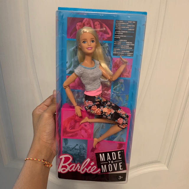 รองรับ-cod-ลดราคา-ด่วน-บาร์บี้โยคะผิวสีเนื้อ-barbie-made-to-move-barbie-doll-ตุ๊กตาบาร์บี้