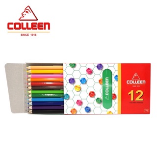 ภาพขนาดย่อของภาพหน้าปกสินค้าสีไม้คอลลีน Colleen สีคอลลีน 1 หัว ดินสอสี 12 สี / 24 สี พร้อมส่ง จากร้าน smilebooksshop บน Shopee