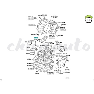 เหล็กวัดน้ำมันเกียร์ TOYOTA 3ZZFE ALTIS 01-09" เครื่อง 1.6 (35103-02100) แท้ห้าง Chiraauto