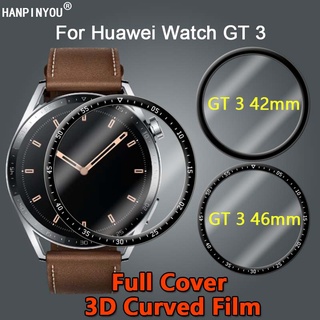 สินค้า สําหรับ Huawei Watch GT3 GT 3 Pro Porsche 43 มม. 42 มม. 46 มม. สมาร์ทวอทช์ ใสพิเศษ เต็มรูปแบบ 3D โค้ง นิ่ม PMMA ฟิล์มป้องกันหน้าจอ - ไม่ใช่กระจกนิรภัย