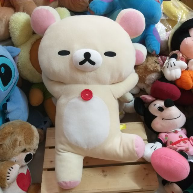 ตุ๊กตาริลัคคุมะ-โคริ-ตัวใหญ่-โคริลัคคุมะเพื่อน-rilakkuma-ตุ๊กตามือสอง-สภาพสวยๆ-53-cm