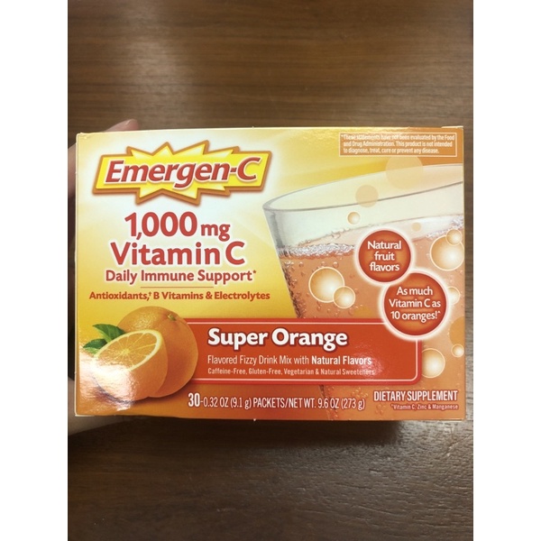 EmergenC, 1,000 mg Vitamin C, Super Orange Shopee Thailand