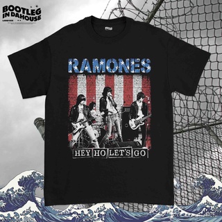 เสื้อยืด พิมพ์ลายวง Ramones Hey Ho Lets Go Ramones สําหรับผู้ชายS-5XL