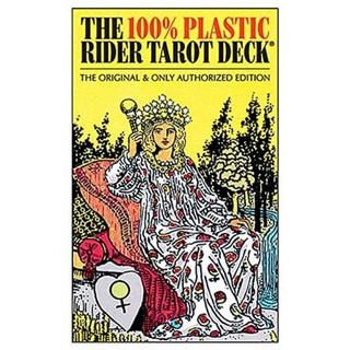 [ไพ่แท้]​ 👍🏻 The 100% Plastic Rider Waite Tarot ไพ่ออราเคิล ไพ่ยิปซี ไพ่ทาโร่ ทาโรต์ พลาสติก oracle card cards