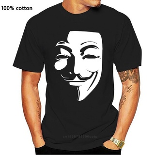 เสื้อยืดผ้าฝ้ายพิมพ์ลายคลาสสิก เสื้อยืดแขนสั้น พิมพ์ลาย V For Vendetta น่ารัก สไตล์ฮิปสเตอร์ แฟชั่นสําหรับผู้ชาย 2022