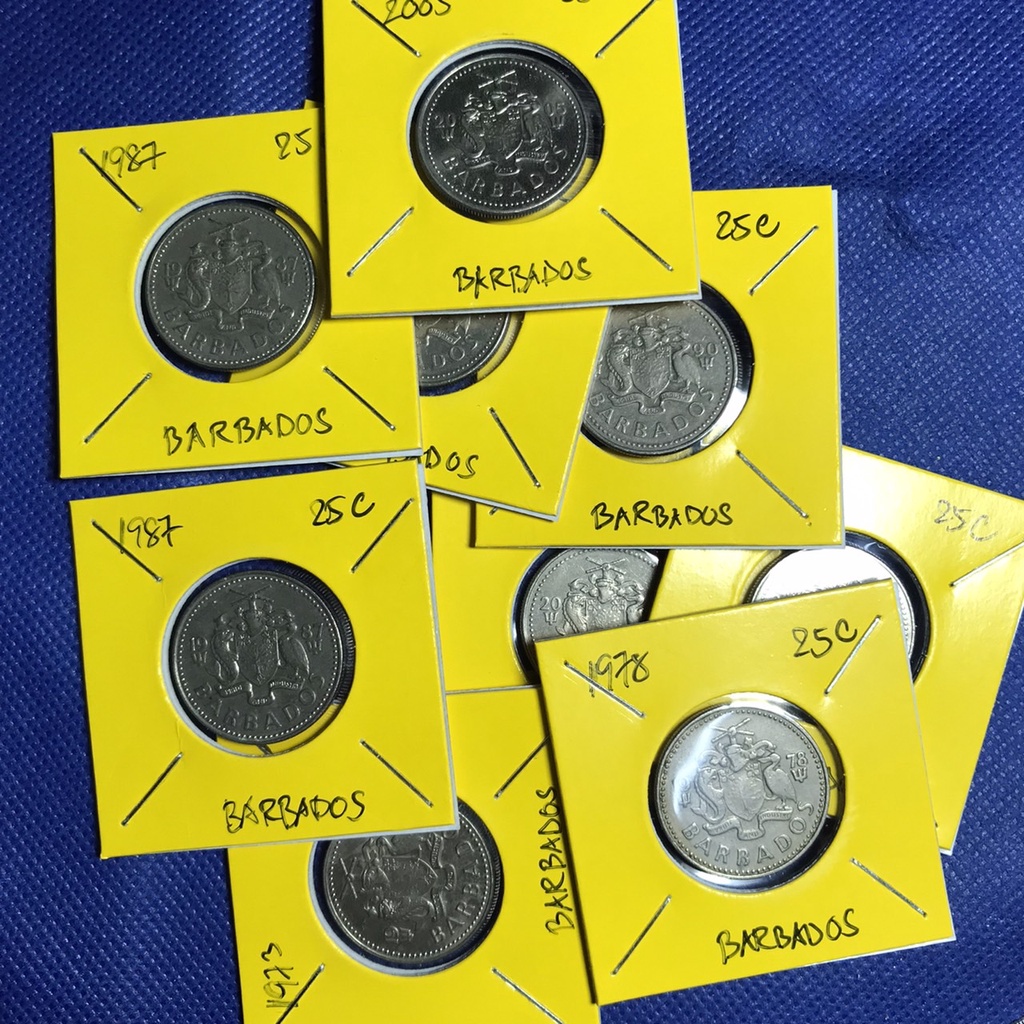 special-lot-no-60269-ปี1973-2005-barbados-25-cents-เหรียญสะสม-เหรียญต่างประเทศ-เหรียญเก่า-หายาก-ราคาถูก