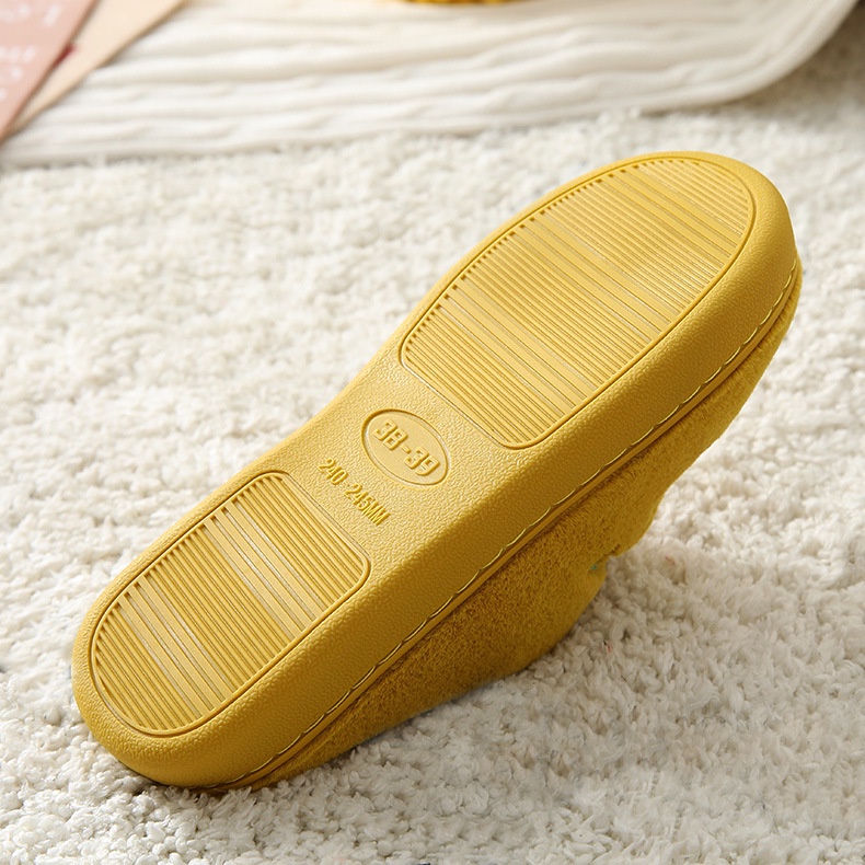 ภาพสินค้าMellor Chic : Slippers รองเท้าใส่ในบ้าน รองเท้าเเตะใส่เดินในบ้าน พื้นยาง กันลื่น ขนนุ่มสวมใส่สบาย ลายน่ารัก จากร้าน mellorchic บน Shopee ภาพที่ 7