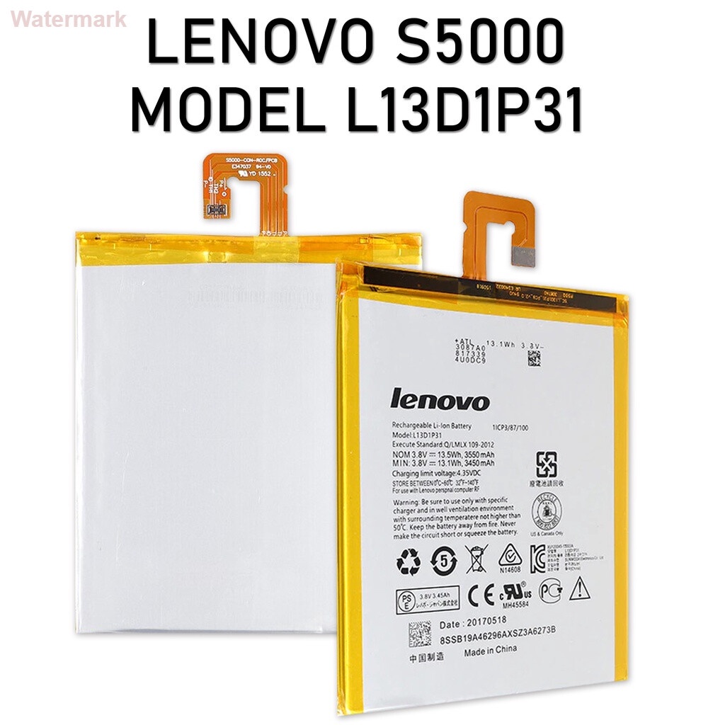 แบตเตอรี่เดิมสำหรับ-lenovo-pad-a7-30-s5000-s5000h-แบตเตอรี่รุ่น-l13d1p31