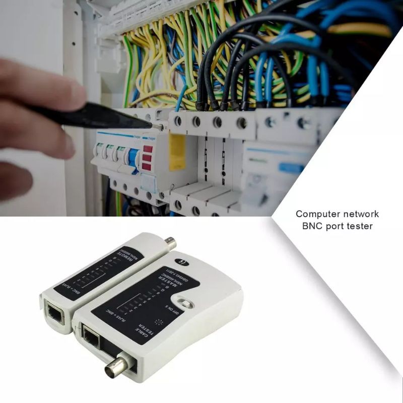 เครื่องมือวินิจฉัยแบบพกพาlanเครือข่ายสายrj45-bncเครื่องทดสอบสายเคเบิลเครือข่ายเครื่องตรวจจับเครือข่ายremote-test