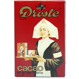 สินค้า โดรสเต้โกโก้พาวเดอร์ โกโก้แท้ 100% โกโก้นางพยาบาล  - Droste glutenfree cocoa powder for chocolate drink and pastry, 250g