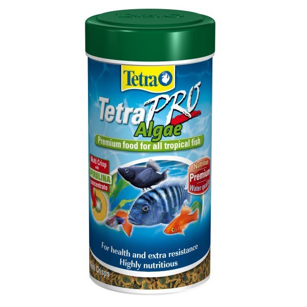 อาหารปลา-tetra-pro-algae-multi-crisps-ขนาด-18g-100ml-สำหรับปลาเขตร้อน