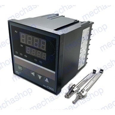 เครื่องวัดอุณหภูมิ-เครื่องควบคุมอุณหภูมิ-temperature-controller-pv-sv-digits-display-rex-c900fk02-m-an