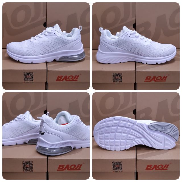 โค้ดคุ้ม-ลด-10-50-baoji-รองเท้าผ้าใบ-รุ่น-bjw609-สีขาว-ดำ