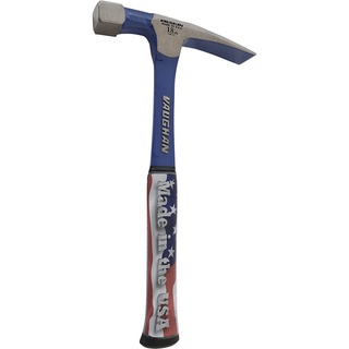 ค้อนงานอิฐผลิตอเมริกา Vaughan ABL18 18-Ounce Bricklayers Hammer Solid Steel Handle 11-Inch Long Exclusive Slip resistant