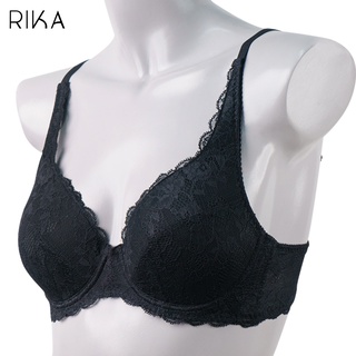 RIKA ยกทรงสำหรับสาวไซส์ใหญ่  FG1165 เต้าปั้ม MOLD บาง ทรง Full cup เก็บทรงสวย Big Cup ( คัพ B - D)  มีโครง