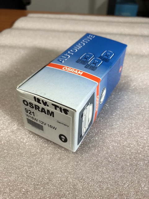 หลอดเสียบ-t15-12v-16w-2หลอด-ยี่ห้อ-osram-ขั้วเสียบเท่า-t10-แต่หลอดใหญ่กว่า-สำหรับไฟท้าย-ไฟถอย