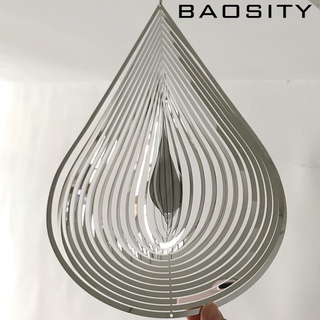 [Baosity] กระดิ่งลมกังหันลมหมุนได้ 3D สําหรับตกแต่งสวน