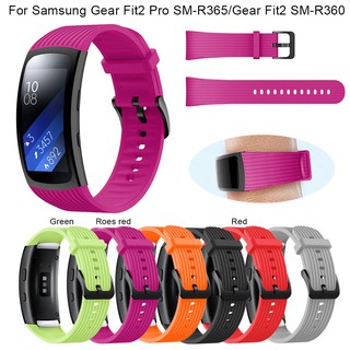 สินค้า สายนาฬิกาข้อมือ ซิลิโคน สำหรับ Samsung Gear Fit2 Pro