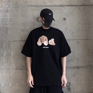 COD palm angels T-shirt Little bear short-sleeve t-shirt 18ss loose blouse bear cartoon Cotton T-shirt