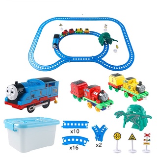 ของเล่นเด็ก thomas and friends ชุดรถไฟโทมัสไฟฟ้า แบบแม่เหล็ก ของเล่นเสริมการเรียนรู้ สําหรับเด็ก