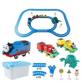 ของเล่นเด็ก thomas and friends ชุดรถไฟโทมัสไฟฟ้า แบบแม่เหล็ก ของเล่นเสริมการเรียนรู้ สําหรับเด็ก