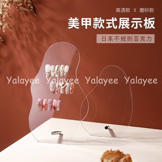 Yalayee [Manicure Tools] の ขาตั้งแสดงตัวอักษร สไตล์ญี่ปุ่น สําหรับโชว์เล็บ