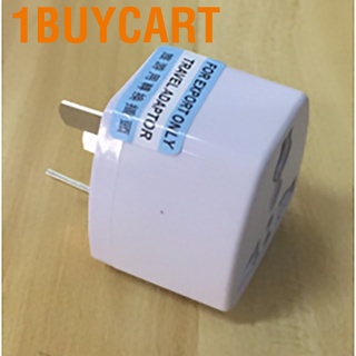 1buycart อะแดปเตอร์แปลงไฟ US AU UK ปลั๊ก EU 2 ชิ้น