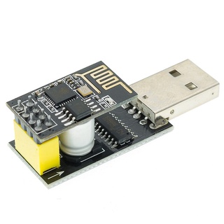 ภาพขนาดย่อของภาพหน้าปกสินค้าUSB to ESP8266 WIFI module ESP-01 ESP-01S adapter board computer phone WIFI wireless communication microcontroller development จากร้าน supermodule.th บน Shopee