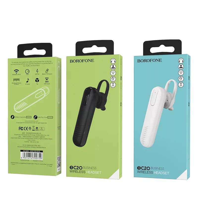 หูฟังบลูทูธ Borofone BC20 Wireless Headset คุณภาพดี (แท้100%) | Shopee ...