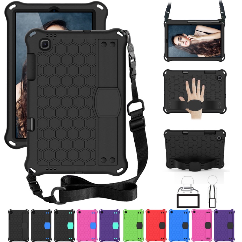 เคส-eva-กันตก-กันกระแทก-พร้อมสายคล้องแบบยืดหยุ่น-สําหรับ-samsung-galaxy-tab-s6-lite-10-4-t865-p615-tab-s7-11-t870-t875-2020-tab-s5e-10-5-2019-t720-t725-tab-s6-10-5-2019-t860-t865-tab-a7-lite-8-t220-t2