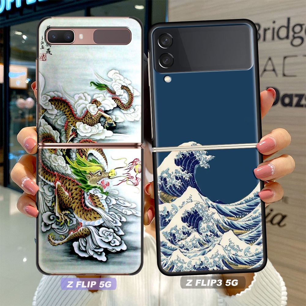 ภาพหน้าปกสินค้าCase Samsung Galaxy Z Flip 3 Shockproof Flip3 5G 6.7 Inches PC Thin Hard Mobile Coque Cases Casing High Quality Luxury Fashion Anti-knock Plastic Black Cover Folding And Splitting Back Shell Matte ZFlip 5G Japan Style จากร้าน weixiang_sp1.th บน Shopee