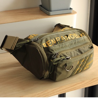 กระเป๋า รุ่น ZY631 กระเป๋าใบคาดเอว ใบใหญ่ ช่องเยอะ ใส่ได้หลายช่อง กระเป๋าแนวทหาร