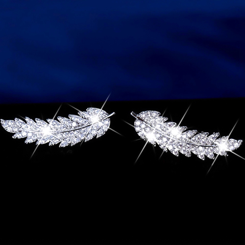 feather-ear-climbers-cuff-earrings-925-sterling-silver-amp-18k-gold-crystal-diamond-leaves-cluster-wedding-earrings