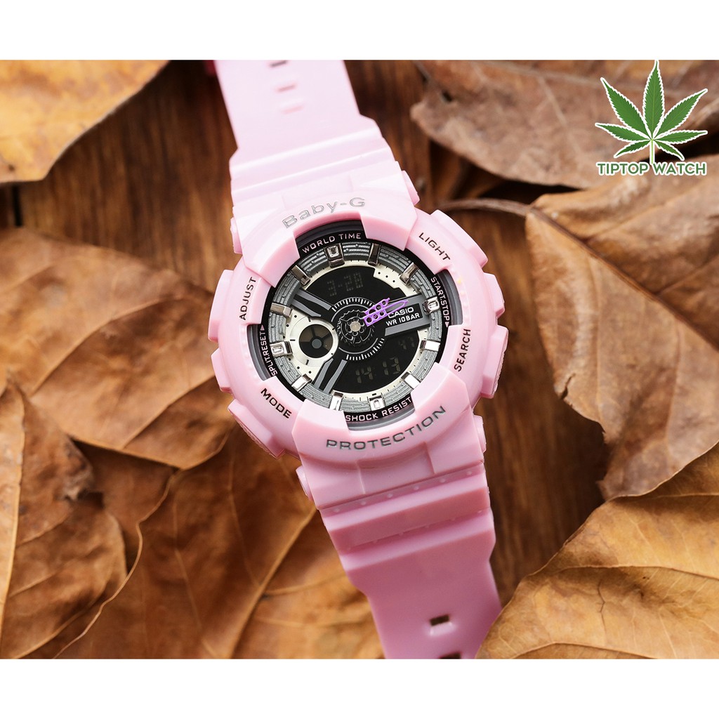 baby-g-casio-ของแท้-100-นาฬิกาผู้หญิง-รุ่น-ba-110-pink