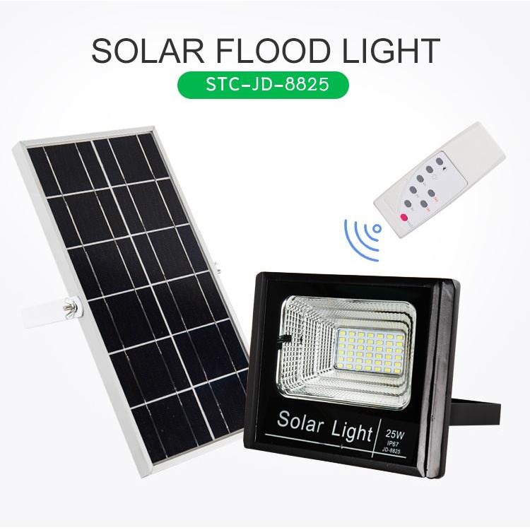solar-light-jd-8825-แผงไฟ-25w-le42-ดวง-ชาร์จไฟด้วยพลังงานแสงอาทิตย์-solar-panel-led-flood-night-light-กันน้ำกันฝนระดับ