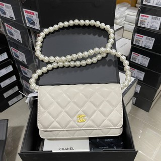 Chanel woc pearl chain Grade Hiend Size 19CM   free box set