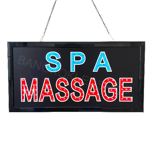 led-sign-spa-massage-ป้ายไฟแอลอีดีสำหรับตกแต่ง-220v-ป้ายตัวอักษร-ป้ายไฟ-ป้ายหน้าร้าน-ใช้ประดับตกแต่ง
