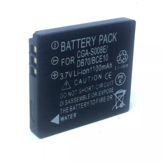 Battery CGAS008E for Panasonic VWVBJ10,FS5, FS500,BCE10E,... Shopee